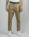 Pleated Chino Camel