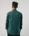 Herringbone Overshirt Forest Green