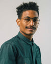 Herringbone Overshirt Forest Green