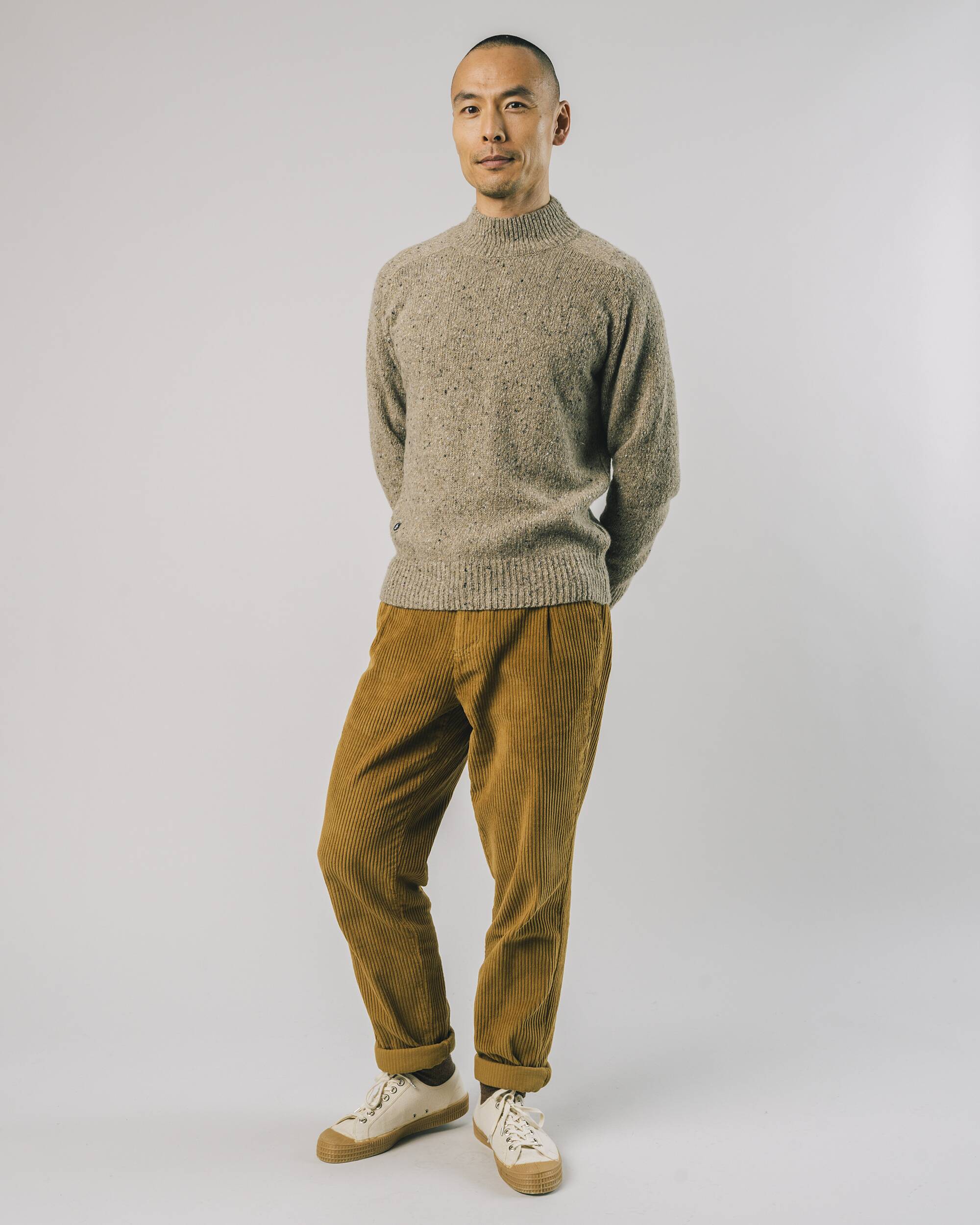 Sweater Perkins Neck Ecru