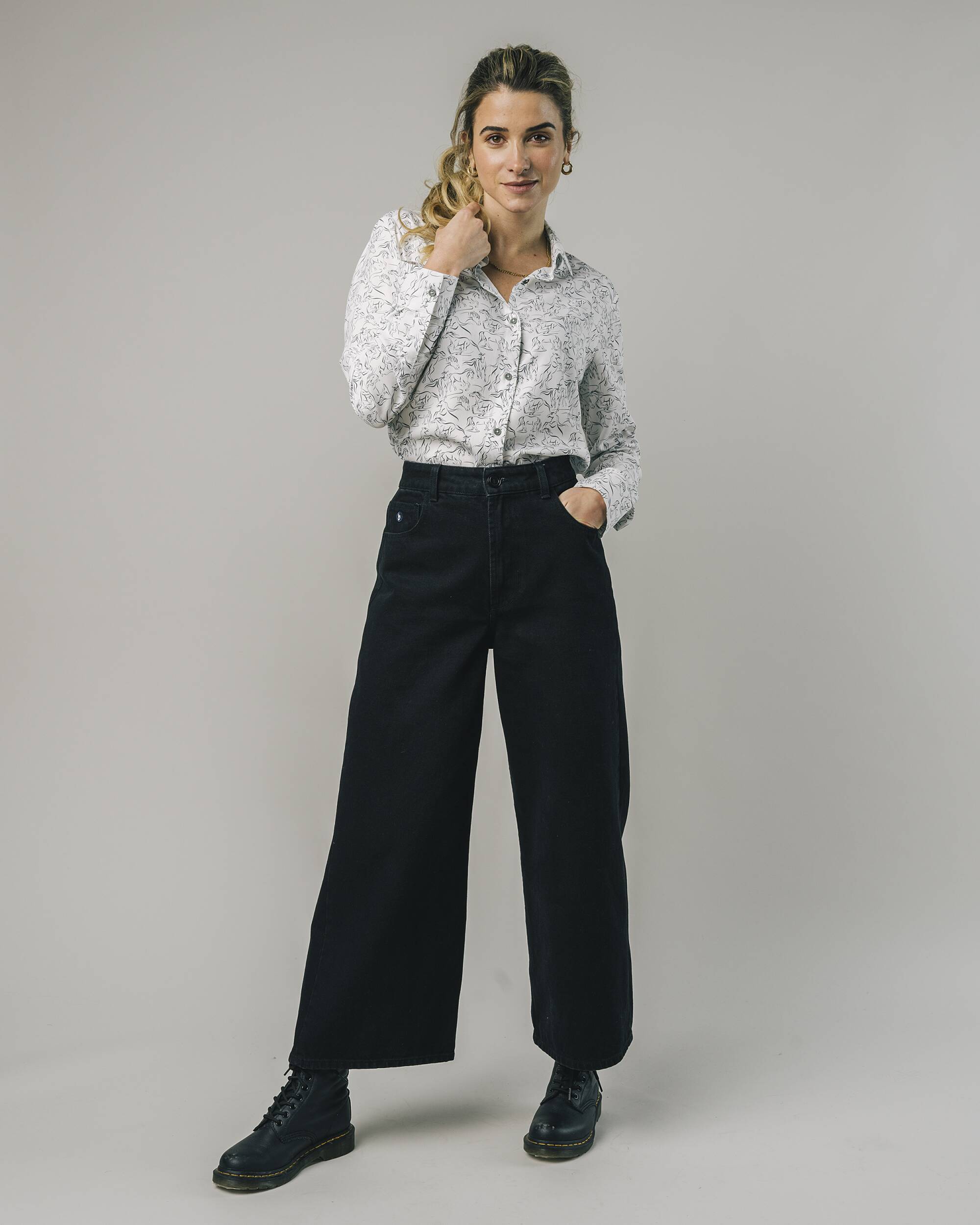 Riding Blouse Ecru
