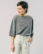 Horse Boxy Sweatshirt Grey Melange