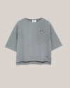 Horse Boxy Sweatshirt Grey Melange