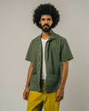 Seersucker Aloha Shirt Kakhi