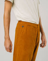 Corduroy Oversize Elastic Pants Pumpkin