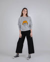 Playmobil Face Sweatshirt Grey