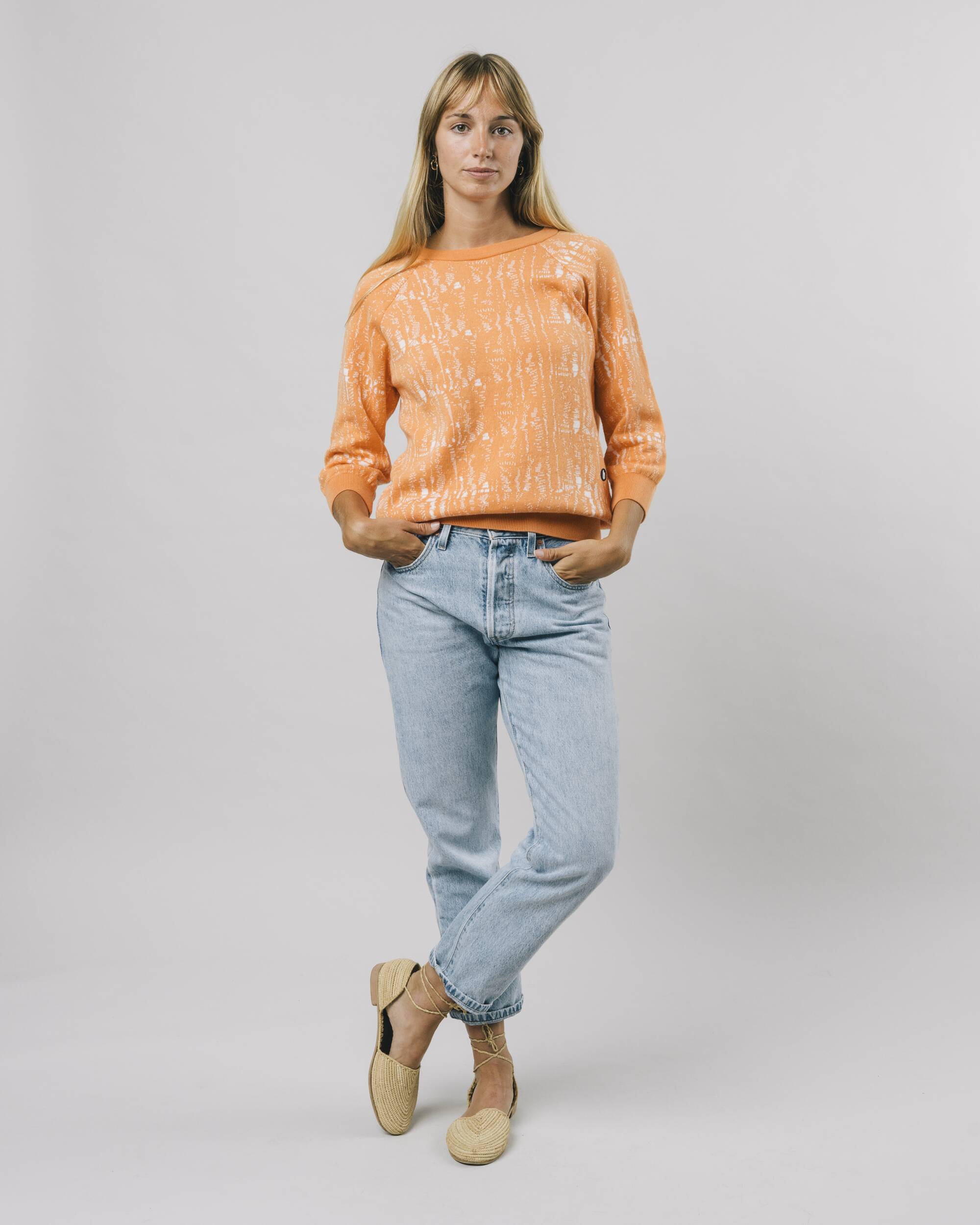 Camou Mandarine Sweater