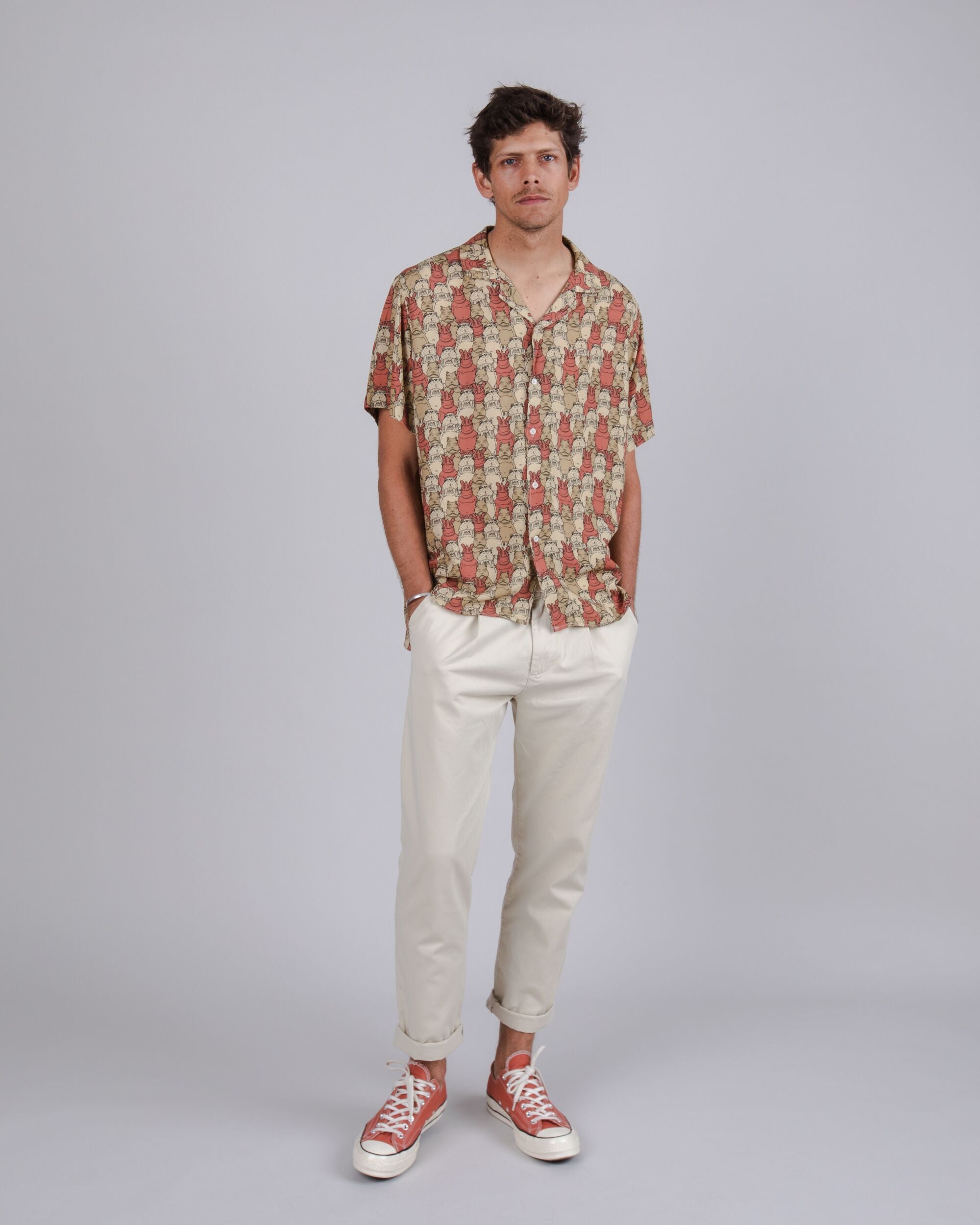 Ornamante Aloha Shirt Ecru