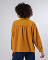 Babycord Boxy Blouse Toffee