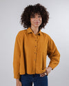 Babycord Boxy Blouse Toffee