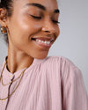 Bubble Mao Blouse Rose