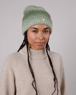 Retro Alpaca Beanie Moss