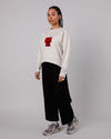 Peanuts Snoopy Doghouse Sweatshirt Cream