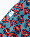 Asis Percales Heart Aloha Navy