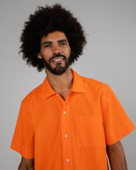 Seersucker Overshirt Apricot