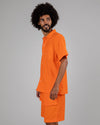 Seersucker Overshirt Apricot