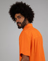 Seersucker Overshirt Apricot