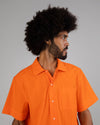 Seersucker Overshirt Apricot