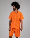 Seersucker Overshirt Apricot