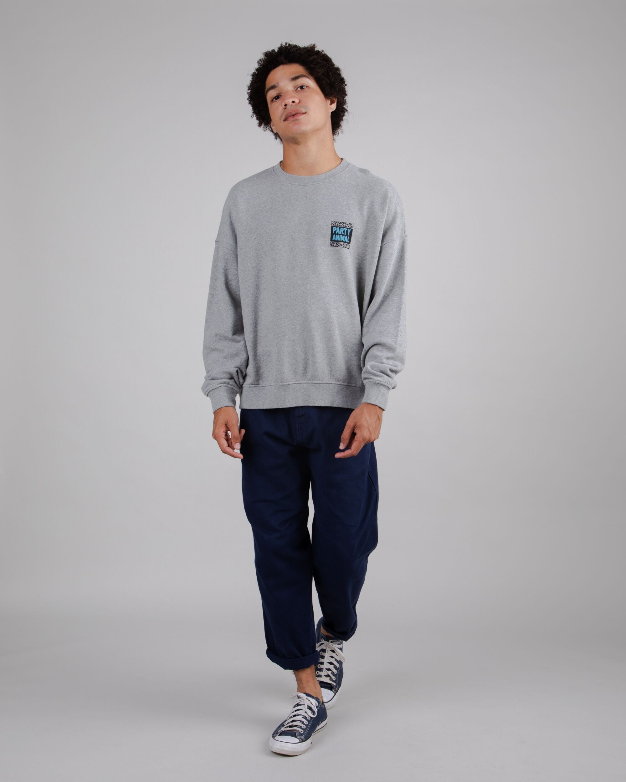 Yeye Weller Party Oversize Sweatshirt Grey