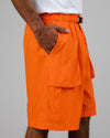 Seersucker Cargo Shorts Apricot