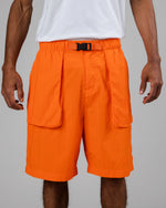 Seersucker Cargo Shorts Apricot