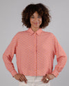 Gummie Boxy Blouse Coral