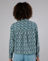 Spring Boxy Blouse Blue