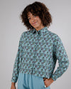 Spring Boxy Blouse Blue