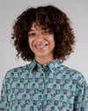 Spring Boxy Blouse Blue