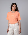 Holidays Oversize Cotton Tee Coral