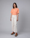 Holidays Oversize Cotton Tee Coral