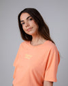 Holidays Oversize Cotton Tee Coral