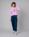 Peanuts Beach Sweatshirt Pink