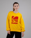 Kodak Logo Sweatshirt Yellow