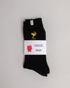 Peanuts Woodstock Ribbed Socks Black