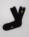 Peanuts Woodstock Ribbed Socks Black