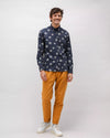 Urchin Flannel Shirt Navy