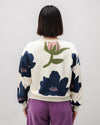 Bloom Rounded Cotton Sweatshirt Ecru