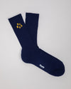 BRV Ribbed Socks Navy