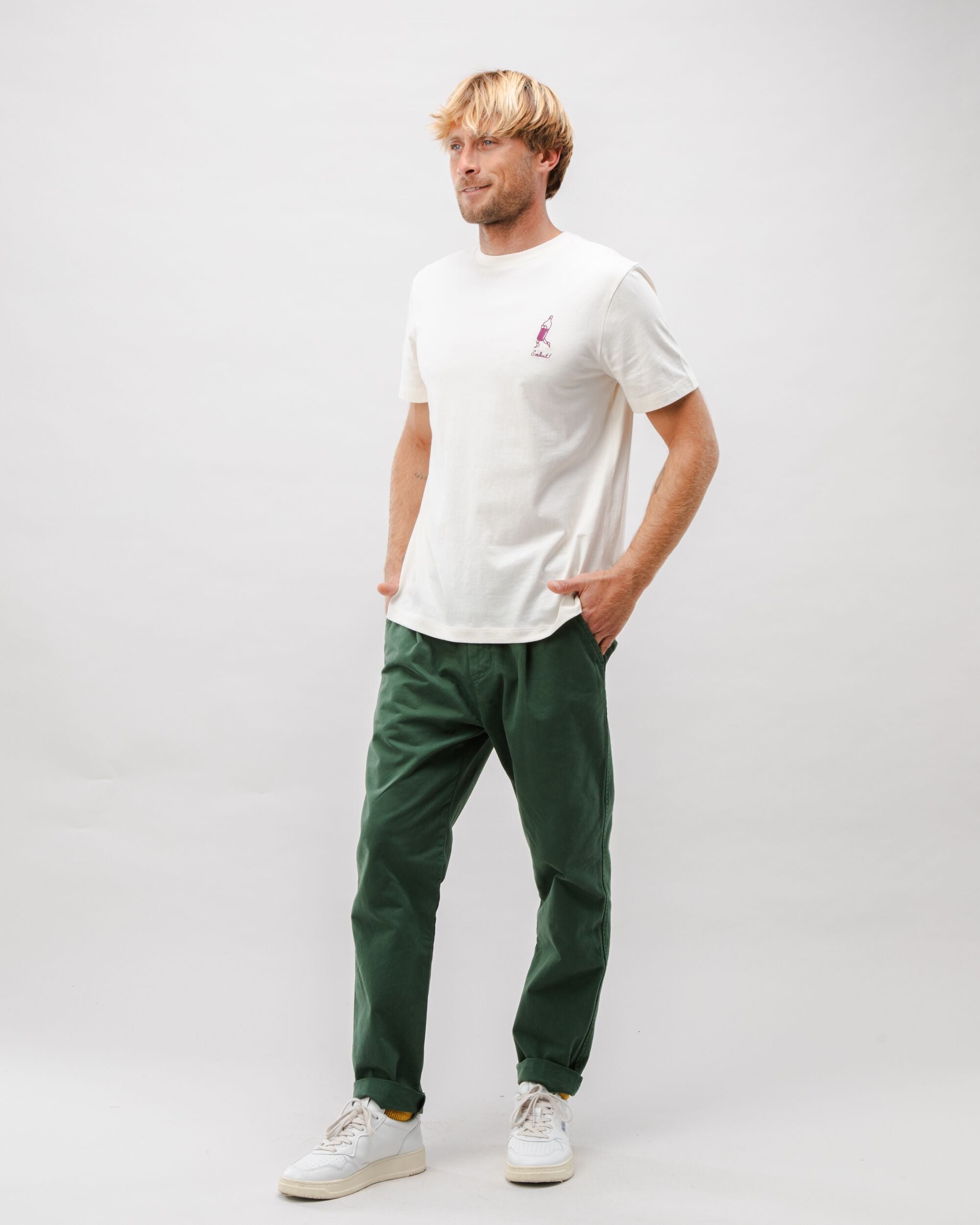 Salut Cotton T-Shirt Ecru