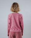 Dusk Raglan Cotton Sweatshirt Rose