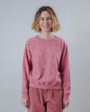 Dusk Raglan Cotton Sweatshirt Rose