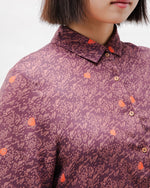 Dusk Viscose Blouse Grape