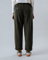 Corduroy Pleated Pants Stone Green