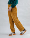 Corduroy Pleated Pants Camel