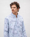 Seven Seas Oxford Cotton Shirt Blue