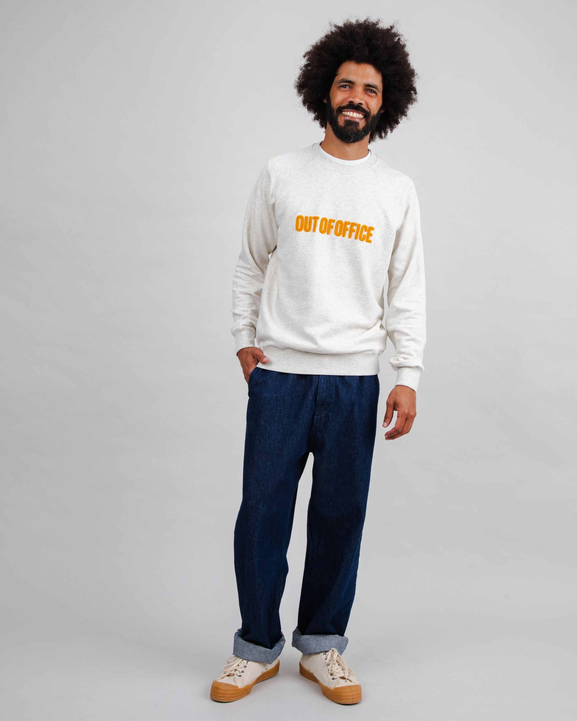 Out of Office Sweatshirt Cream