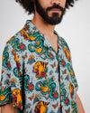 Old School Tattoo Aloha Shirt Mist