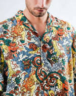 Irezumi Tattoo Aloha Shirt Ecru